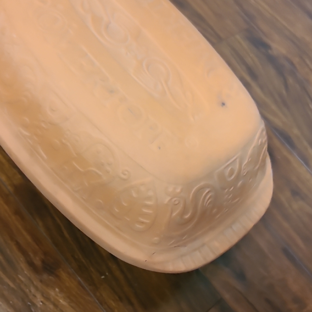 Romertopf Terracotta Clay Baker Dish with Lid - Orange - Picture 3 of 13